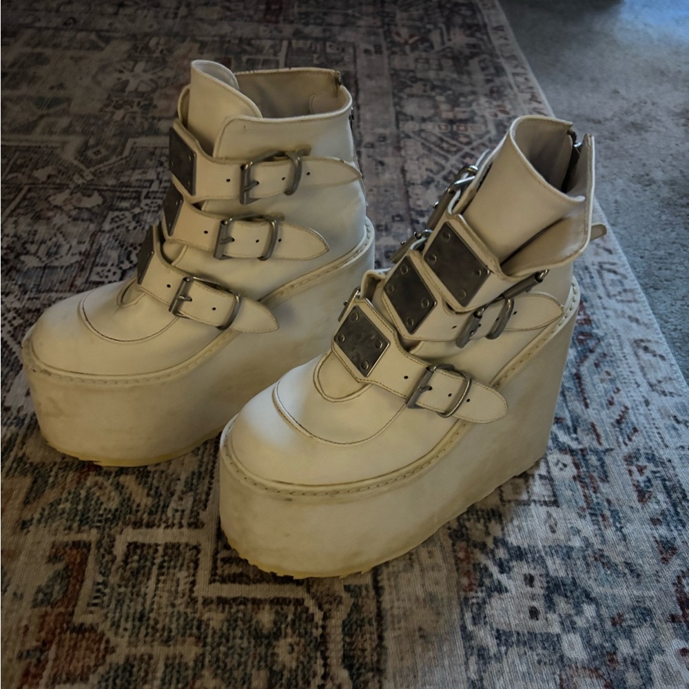Women's Platform Demonia Boots